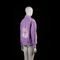 Reserved - trucker jacket - Lavender - (Storlek: 158)