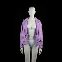 Reserved - trucker jacket - Lavender - (Storlek: 158)