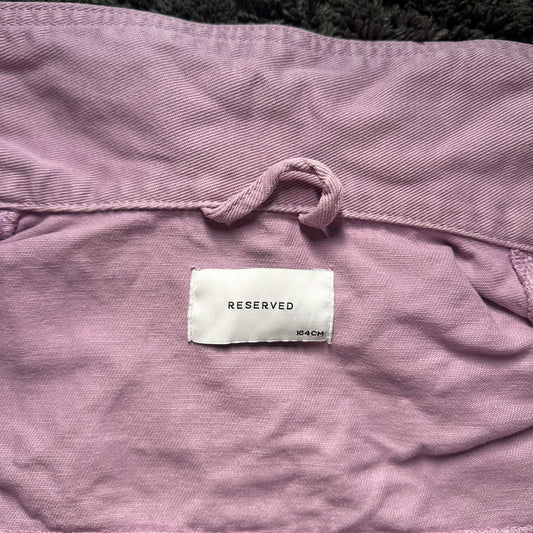 Reserved - trucker jacket - Lavender - (Storlek: 158)