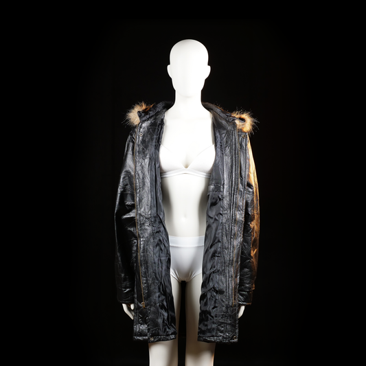 parka - Black, Camel - (Storlek: XXL)