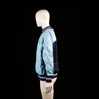 Santini - bomber jacket - Light Blue, Navy - (Storlek: M)