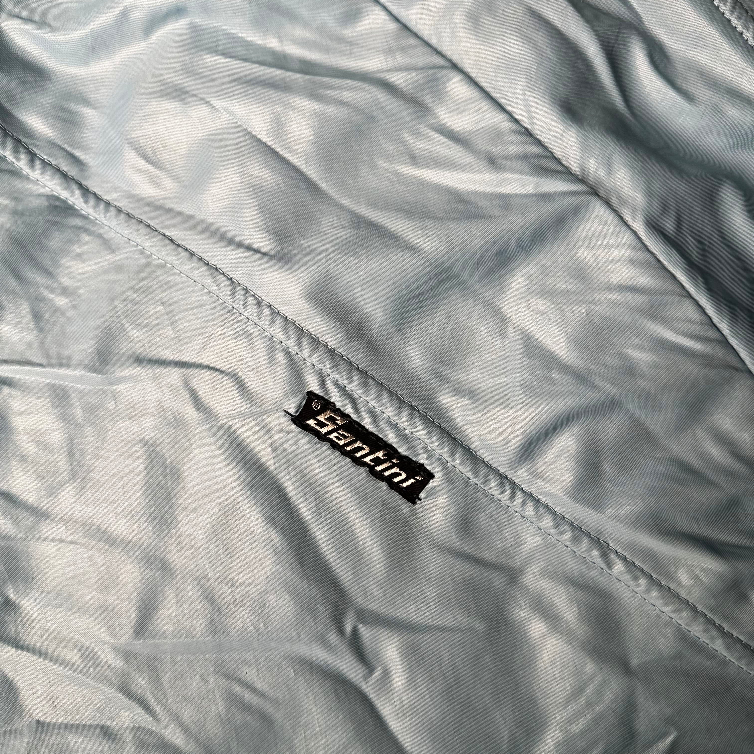 Santini - bomber jacket - Light Blue, Navy - (Storlek: M)